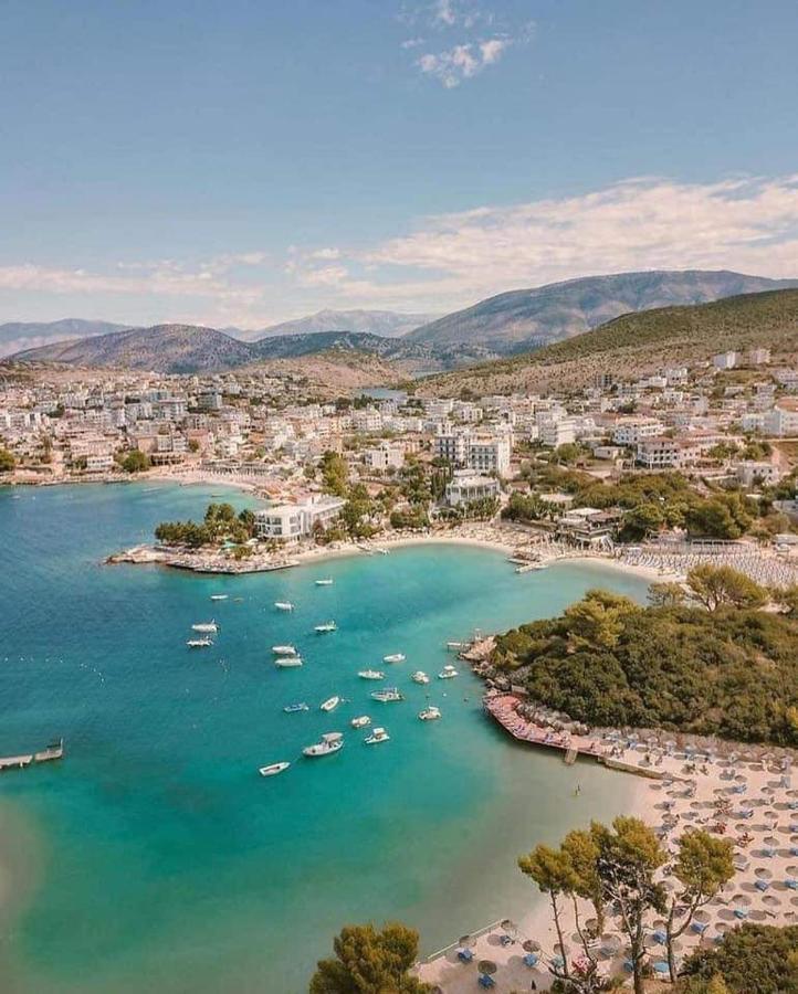 Altin skrapari guesthouse Ksamil Exteriör bild