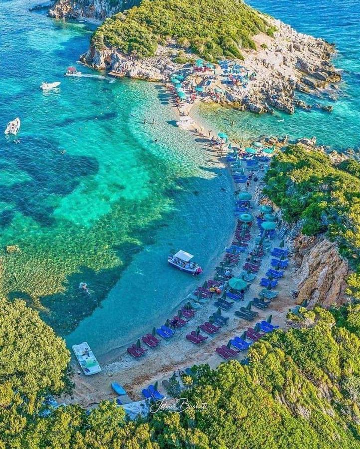 Altin skrapari guesthouse Ksamil Exteriör bild